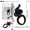 Lingus Anillo vibrador con estimulador de clitoris